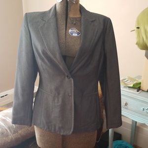 New York & Co. Shiny Grey Pants and Suit Jacket
